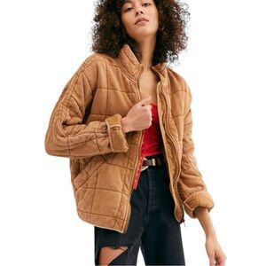 Free People Dolman Quilted Jacket